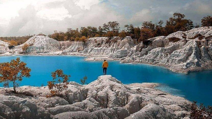 danau kaolin wisata belitung