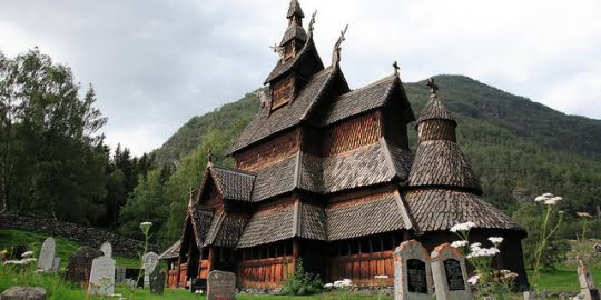 gereja terindah di dunia Gereja Borgund Stave, Norwegia