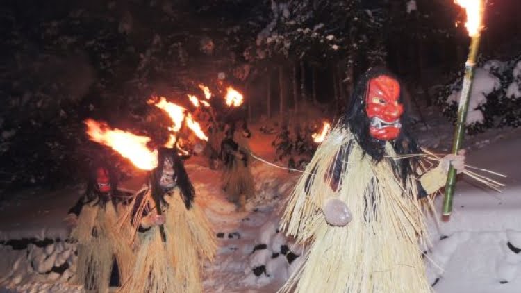 kegiatan saat musim dingin di Jepang Mengunjungi Festival Namahage Sedo