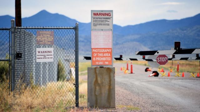tempat yang dilarang dilintasi pesawat Area 51, Nevada