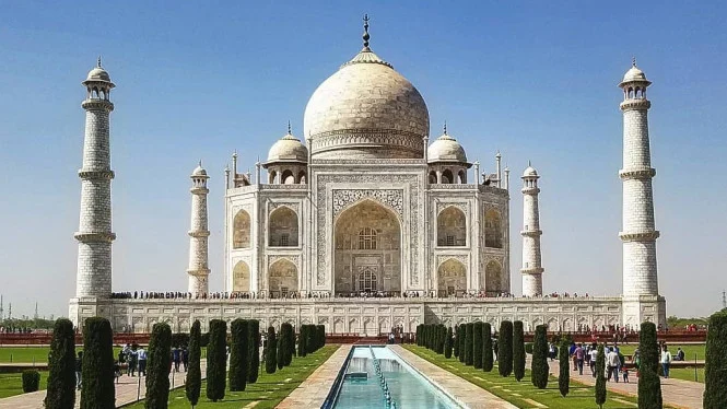 tempat yang dilarang dilintasi pesawat Taj Mahal