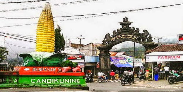 wisata di kawasan bedugul Bali Pasar Candi Kuning