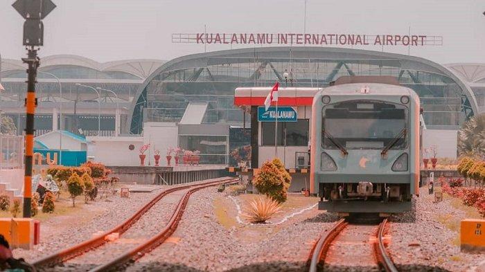 stasiun kereta bandara di indonesia Stasiun Bandara Kualanamu