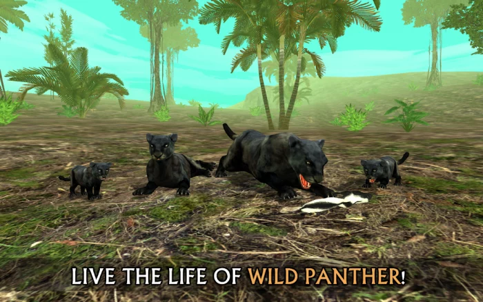 7 Game simulator terbaik Wild Panther Sim 3D