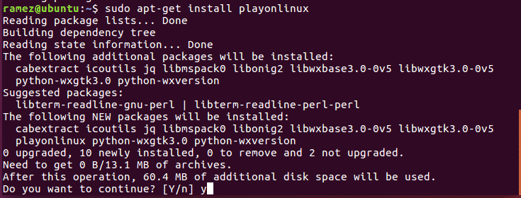Langkah 3: Menginstal PlayOnLinux