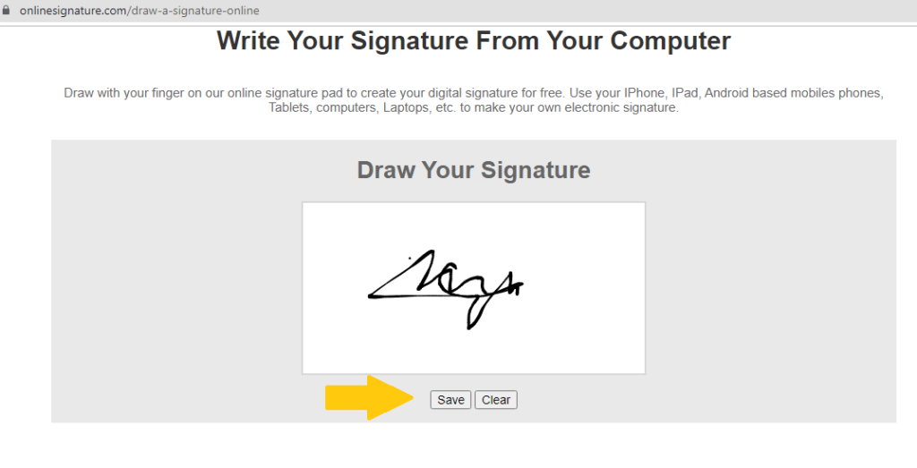 gambar tanda tangan digital