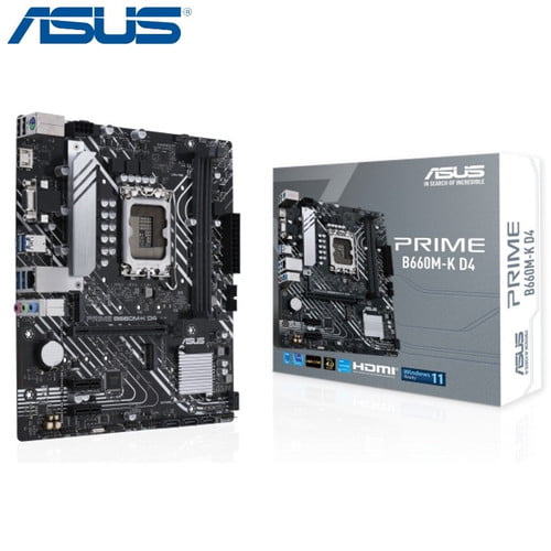 motherboard intel murah terbaik Asus Prime B660M-K (LGA1700)
