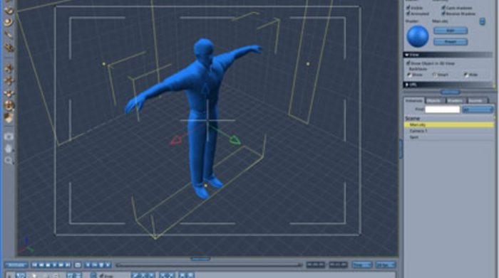 aplikasi pengembangan animasi 3D Carrara