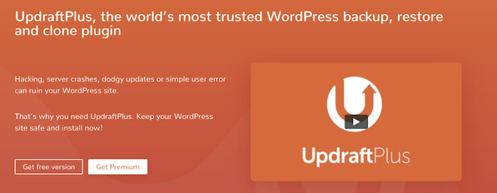 plugin backup wordpress terbaik UpdraftPlus