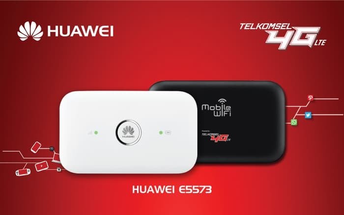 wifi portable terbaik Telkomsel 4G LTE (Huawei E5577 Max)