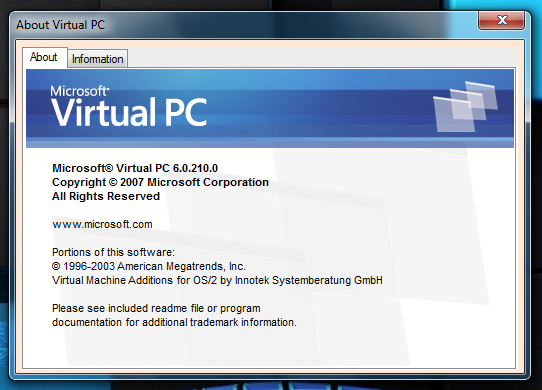 aplikasi virtual machine terbaik. Windows Virtual PC
