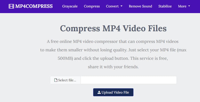situs convert video terbaik MP4 Compress