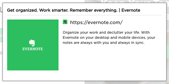 aplikasi bookmark manager terbaik Evernote