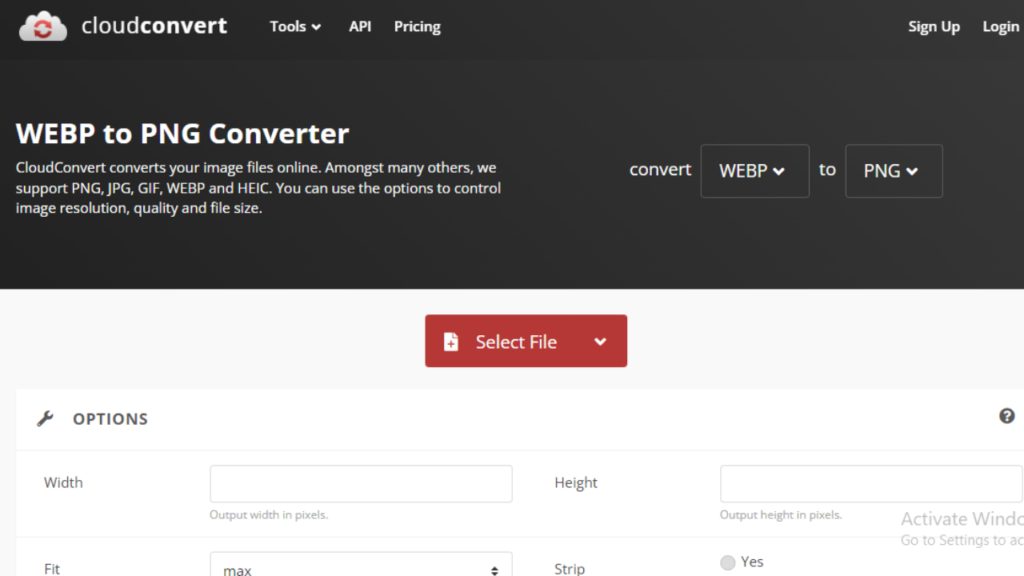 Cara Mengubah File Gambar WEBP ke JPG dan PNG Menggunakan Cloudconvert.com