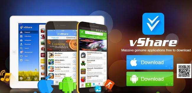3. Download aplikasi premium menjadi gratis menggunakan vShare