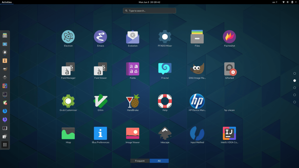 dekstop environments linux terbaik GNOME