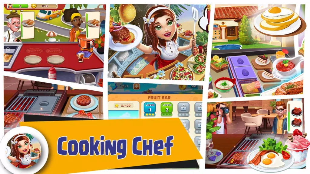 game memasak terbaik android. Crazy Cooking Chef