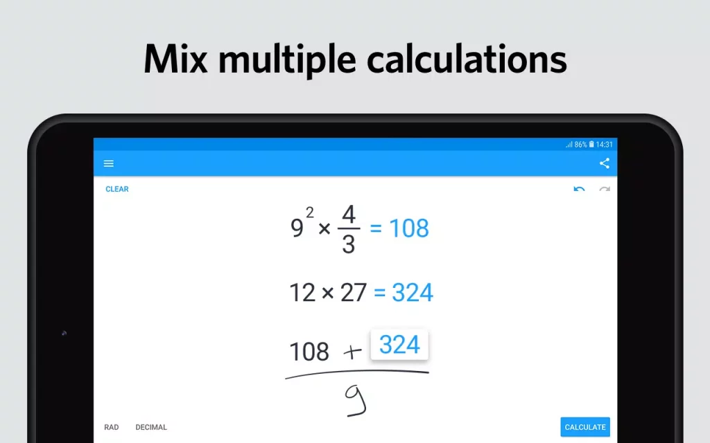 1. MyScript Calculator 2