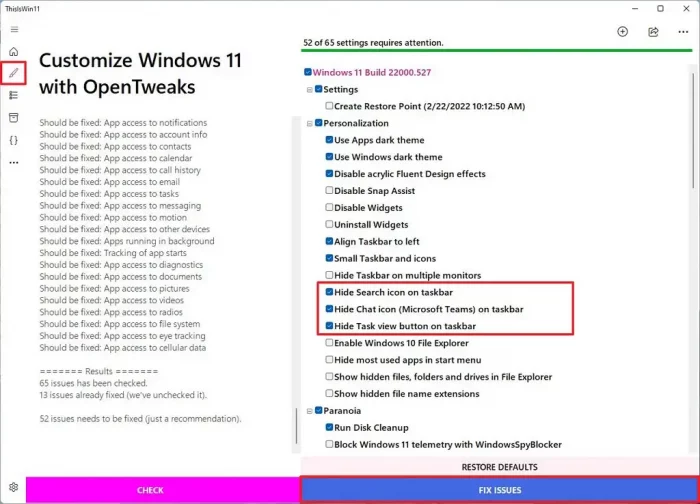 Cara melakukan Tweak pengaturan sistem pada Windows 11