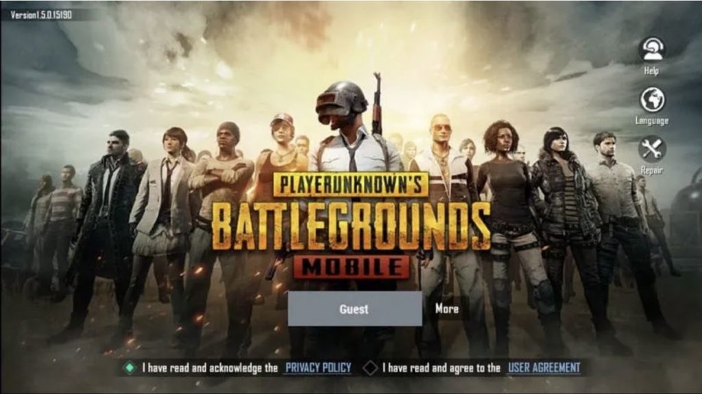 1. PlayerUnknown Battleground (PUBG)