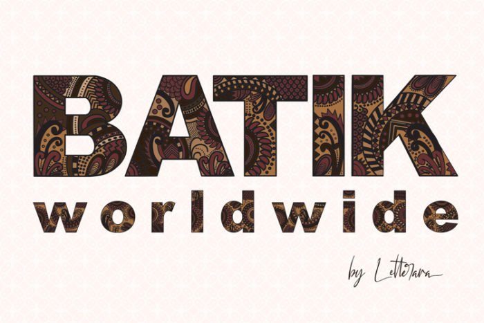 4. BATIK WORLDWIDE Font
