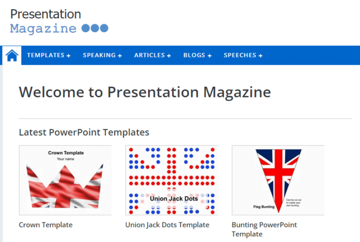 situs download template PPT Presentasi Magazine