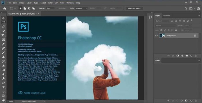 cara memperbesar resolusi foto Menggunakan aplikasi Adobe Photoshop