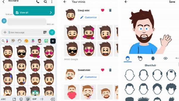Aplikasi pembuat emoji wajah