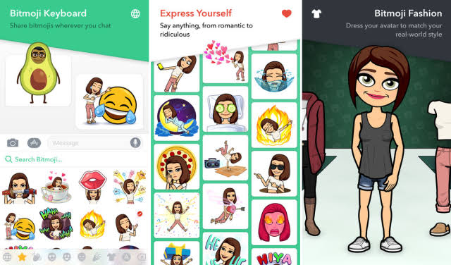 Aplikasi pembuat emoji wajah bitmoji