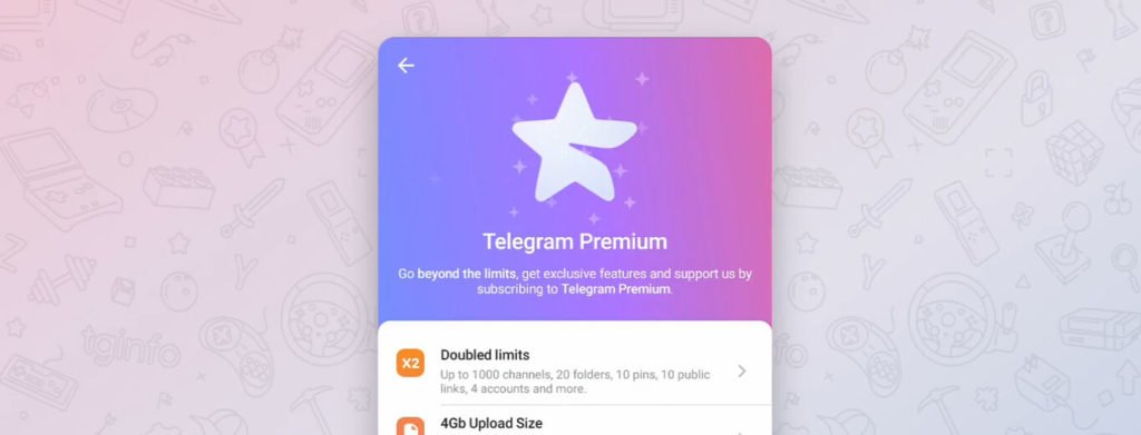 fitur menarik telegram premium