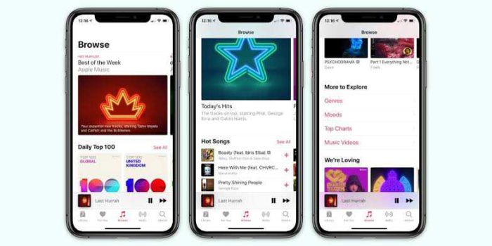 download lagu di Iphone via apple music