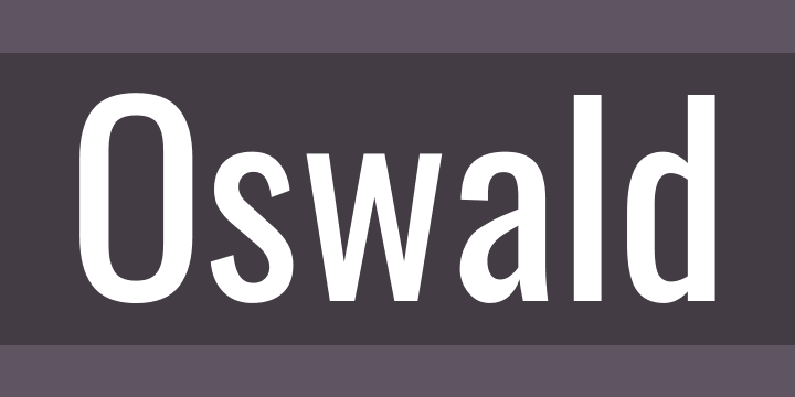 font canva yang bagus Oswald