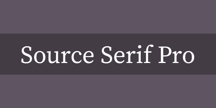 font canva yang bagus Source Serif Pro