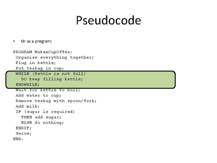 contoh algoritma pseudocode