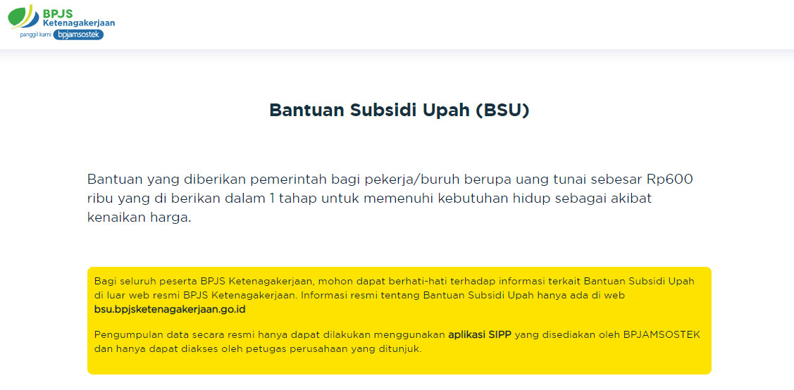 2 Cara Mudah Mengecek Bantuan Bsu Bpjs Ketenagakerjaan 0777