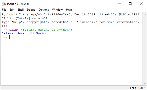 belajar bahasa pemrograman python