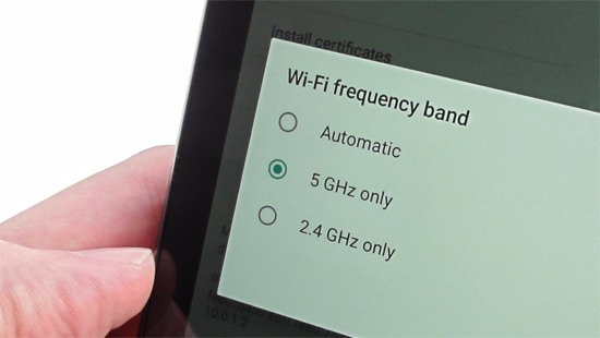 Cara setting wifi 5Ghz Android