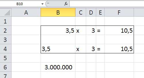 Cara mengubah Titik menjadi Koma di Excel