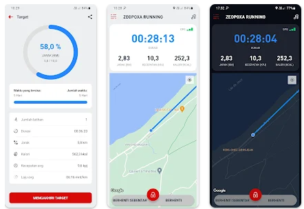 Aplikasi untuk Mengukur Jarak Lari