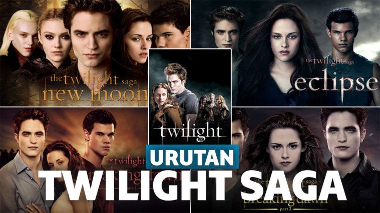 Inilah 5 Urutan Film Twilight yang Benar !