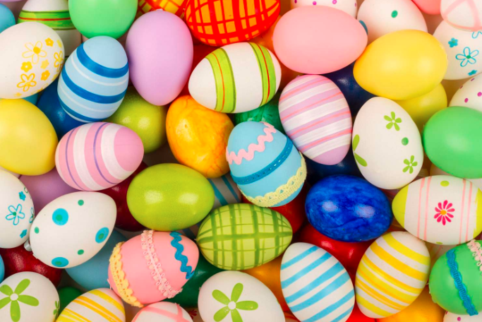 Contoh : Cara Menghias  Telur Paskah Colorful Easter Egg
