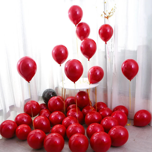 Dekor Balon Simple dengan Membuat Gantungan Balon Ceri