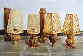 Lampu hias dari bambu