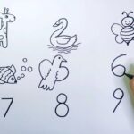 Pancing Kreativitas Anak dengan Cara Menggambar Hewan dari Angka