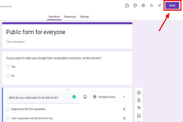 How To Make Google Forms Public