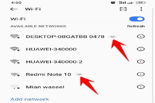 How To Check WiFi GHZ On Android