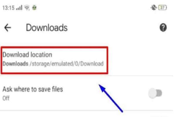 How To Change Download Location Android