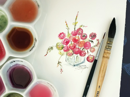 How to Make Paint from Flower