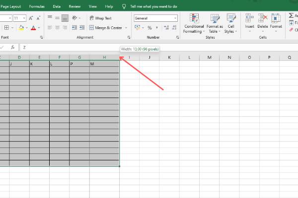 How To Make All Cells The Same Size In Excel