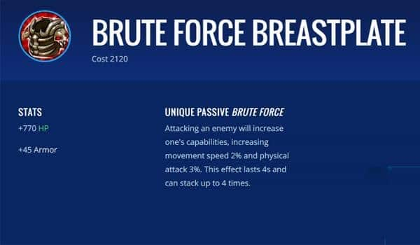 2. Brute Force Breastplate